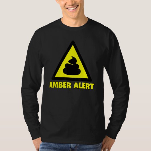 オレンジ色のアラー警告ト Tシャツ (正面)