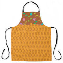 オレンジ色のイースターバニーと花のカラフル列