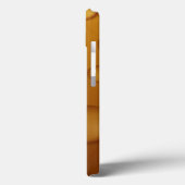 オレンジ色のウォータードロップテクスチャ Case-Mate iPhoneケース (裏面 / 左)