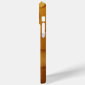 オレンジ色のウォータードロップテクスチャ Case-Mate iPhoneケース (裏面 / 左)