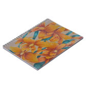 オレンジ色のオーキッドノート ノートブック (左側)