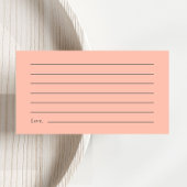 オレンジ色のカボチャの言葉アドバイスの赤ちゃんシャワー エンクロージャーカード