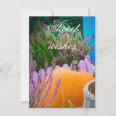 オレンジ色のカボチャを使用したガーデンはまだ生活 カード (正面)