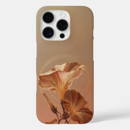 オレンジ色のカラー・リリーのボタニカルアート iPhone 16 PROケース