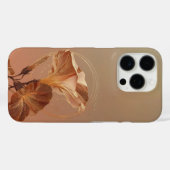 オレンジ色のカラー・リリーのボタニカルアート Case-Mate iPhoneケース (裏面 (横))