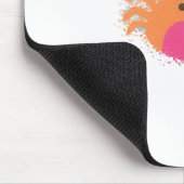 オレンジ色のガニ マウスパッド (コーナー)