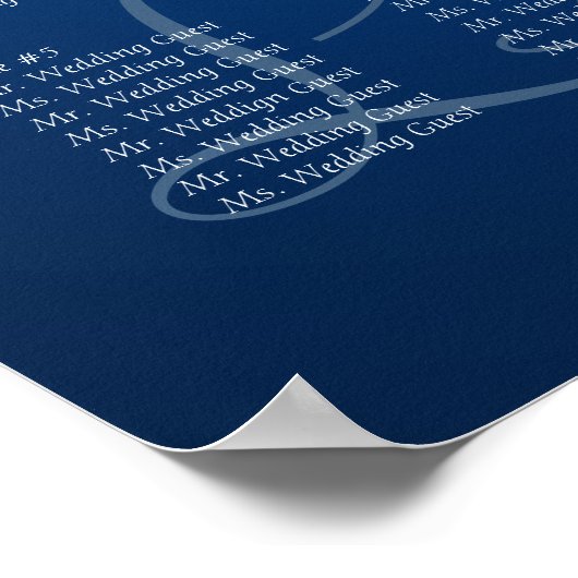 オレンジ色のガーベラ結婚デイジーの座席表 ポスター (角)