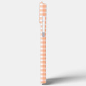 オレンジ色のギンガムケース – メイトiPhoneケース Case-Mate iPhoneケース (裏面 / 左)