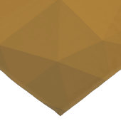 オレンジ色のグラデーションジオメトリメッシュパターン ショートテーブルランナー (コーナー)