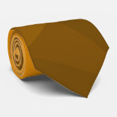 オレンジ色のグラデーションジオメトリメッシュパターン ネクタイ (ロール)