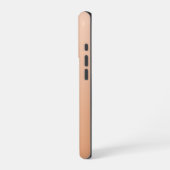 オレンジ色のグラデーション手書きスクリプトパーソナライズされた iPhoneケース (左側面)