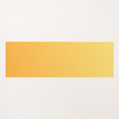 オレンジ色のグラデーション色 ヨガマット (正面(横))