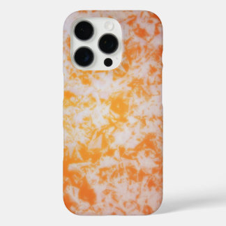 オレンジ色のグランジテクスチャー｜ iPhone 16 PROケース