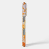 オレンジ色のグランジテクスチャー｜ Case-Mate iPhoneケース (裏面 / 右)