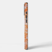 オレンジ色のグランジテクスチャー| Case-Mate iPhoneケース (裏面 / 左)