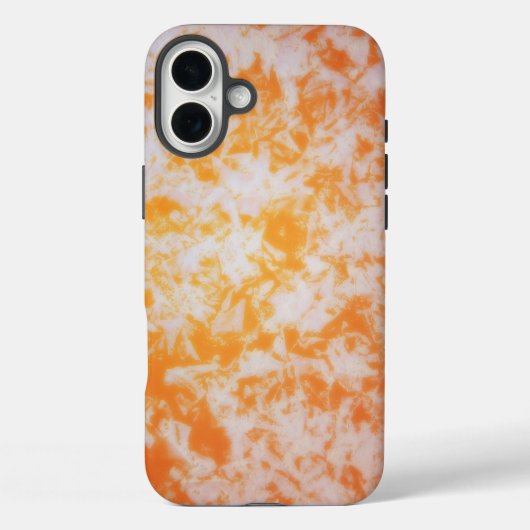 オレンジ色のグランジテクスチャー| Case-Mate iPhoneケース (裏面)