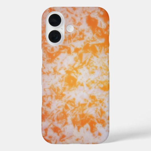 オレンジ色のグランジテクスチャー｜ Case-Mate iPhoneケース (裏面)