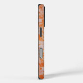 オレンジ色のグランジテクスチャー｜ Case-Mate iPhoneケース (裏面 / 右)