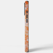 オレンジ色のグランジーテクスチャード| Case-Mate iPhoneケース (裏面 / 左)