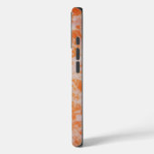 オレンジ色のグランジーテクスチャード| Case-Mate iPhoneケース (裏面 / 左)