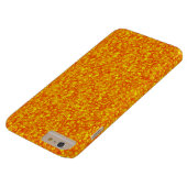 オレンジ色のグリッターとキラキラ模様 Case-Mate iPhoneケース (底面)