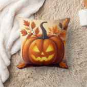 オレンジ色のグルドグロー | 秋エレガント装飾用クッション クッション (ブランケット)