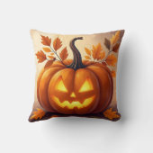 オレンジ色のグルドグロー | 秋エレガント装飾用クッション クッション (裏面)