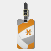 オレンジ色のグレーチームカラーガールズボーイズバレーボール