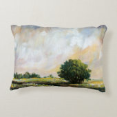 オレンジ色のグローII アクセントクッション (裏面)