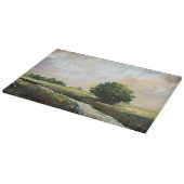 オレンジ色のグローII カッティングボード (角)