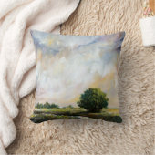 オレンジ色のグローII クッション (ブランケット)