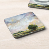 オレンジ色のグローII コースター (左側)