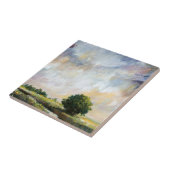 オレンジ色のグローII タイル (側面)