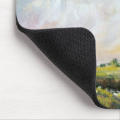 オレンジ色のグローII マウスパッド (コーナー)