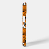 オレンジ色のケシが白 Case-Mate iPhoneケース (裏面 / 右)