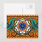 オレンジ色のサマープリムローズ – はがき (正面/裏面)