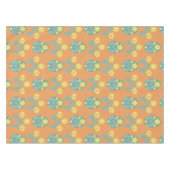 オレンジ色のスカンジナビアの卵チューリップ復活祭 テーブルクロス (正面(横))