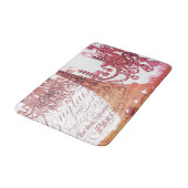 オレンジ色のスクリプトchandelier parisエッフェルタワー バスマット (アングル)