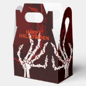 オレンジ色のスケルトンハンズゲーブル フェイバーボックス (オープン)