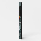 オレンジ色のスプラッシュiPhoneケース Case-Mate iPhoneケース (裏面/左)