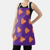 オレンジ色のスライスパターン エプロン (インサイチュ)