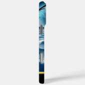 オレンジ色のスーツ鮮やかを着た宇宙飛行士 Case-Mate iPhoneケース (裏面 / 右)