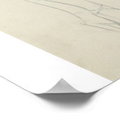 オレンジ色のスーツ（スケッチ付き） ポスター (角)