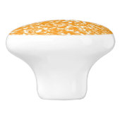 オレンジ色のセラミック家具キャビネットノブ セラミックノブ (側面)