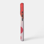 オレンジ色のセルカバー iPhone 16ケース (左側面)