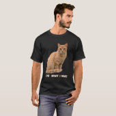 オレンジ色のタビー猫が欲しい Tシャツ (正面フル)