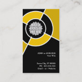 オレンジ色のターゲットロゴ 名刺 (裏面)