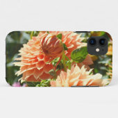 オレンジ色のダリアの花 iPhone 5 カバー (裏面(横))
