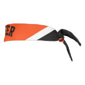 オレンジ色のチアリーダーの衣装 タイヘッドバンド (回転90)