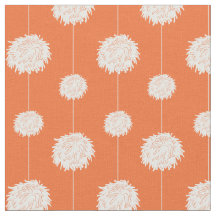 オレンジ色のチアリーダーpom pomパターン